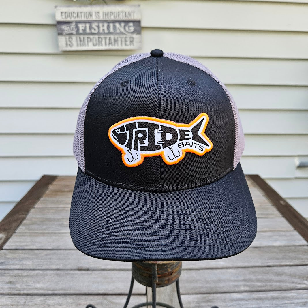 Stride Trucker Hat- BLACK