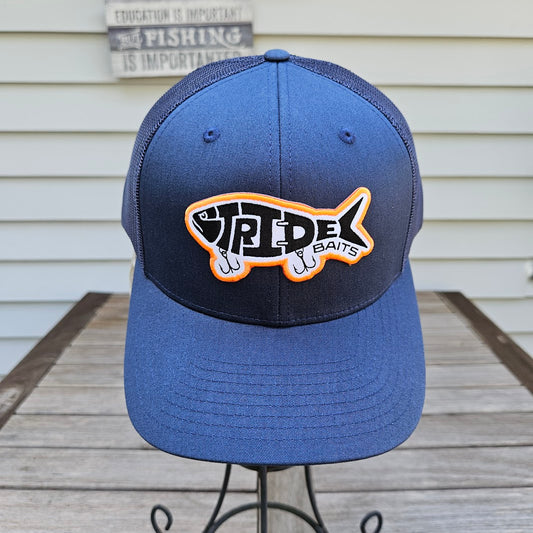 Stride Trucker Hat- NAVY BLUE